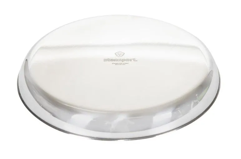 STAINLESS STEEL PLATE - 9 IN